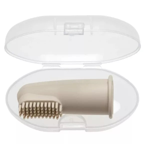Brosse à dents Doigtier beige