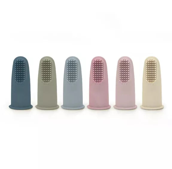 Brosse à dents Doigtier beige