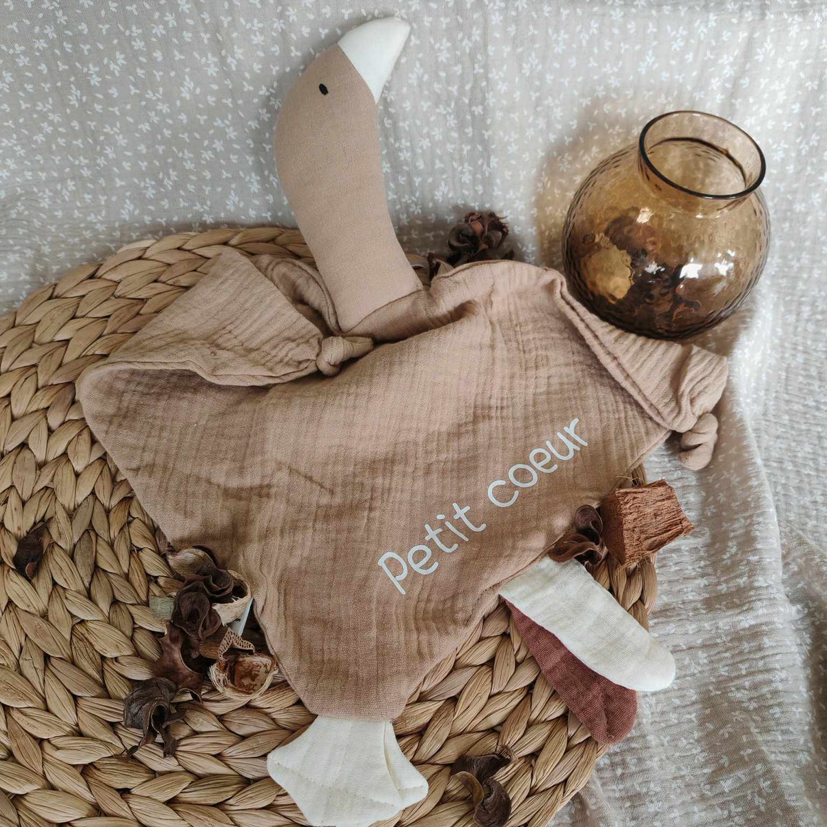 Doudou Oie en coton