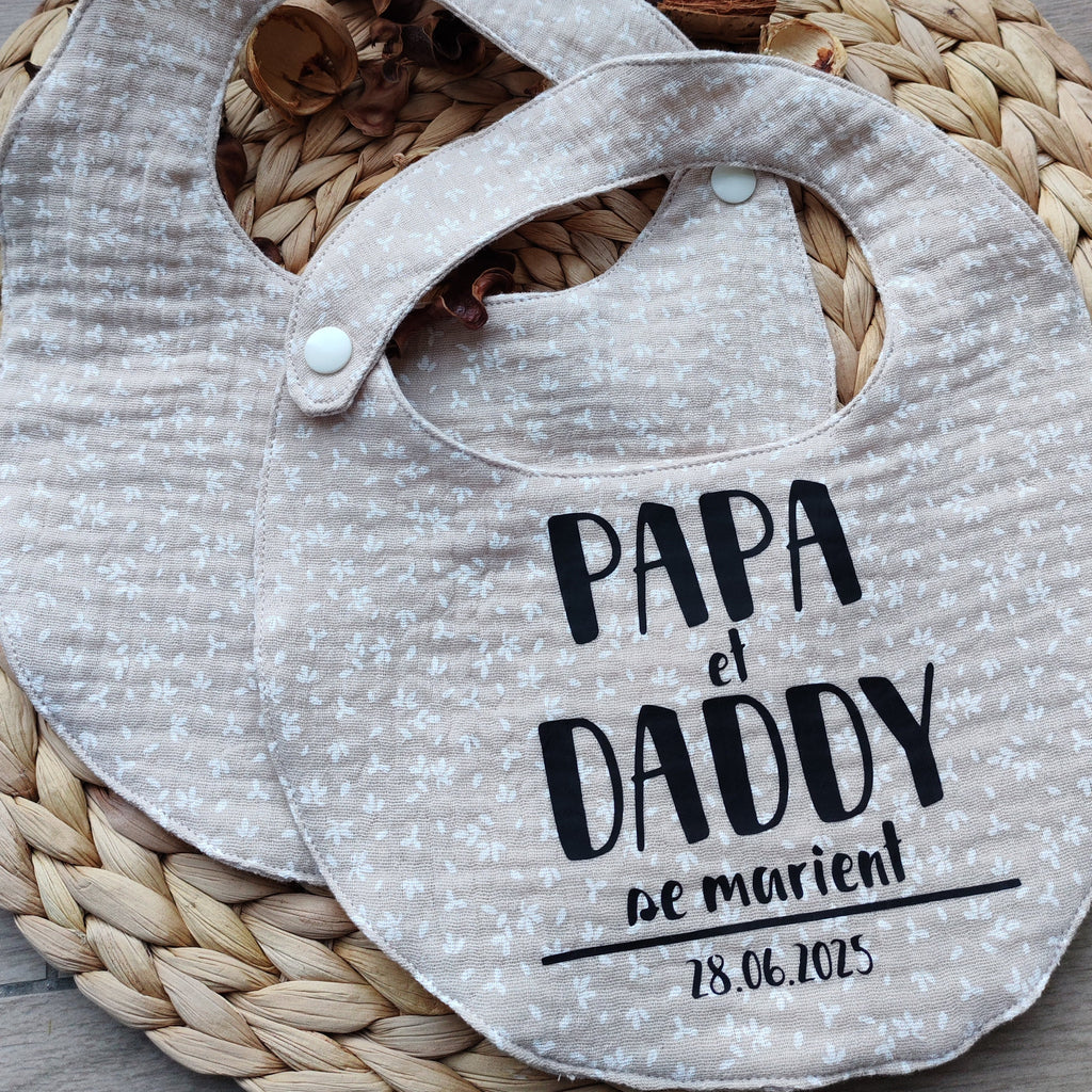 Bavoir personnalisable bébé