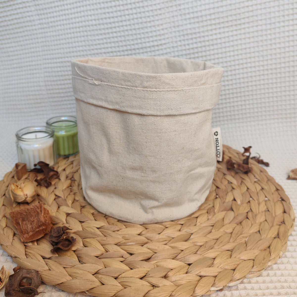Panière en coton