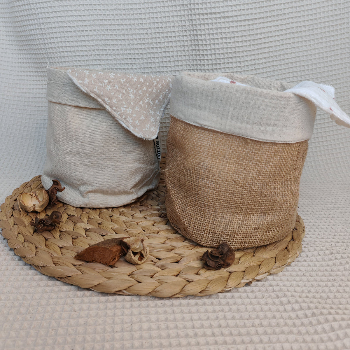Panière en coton