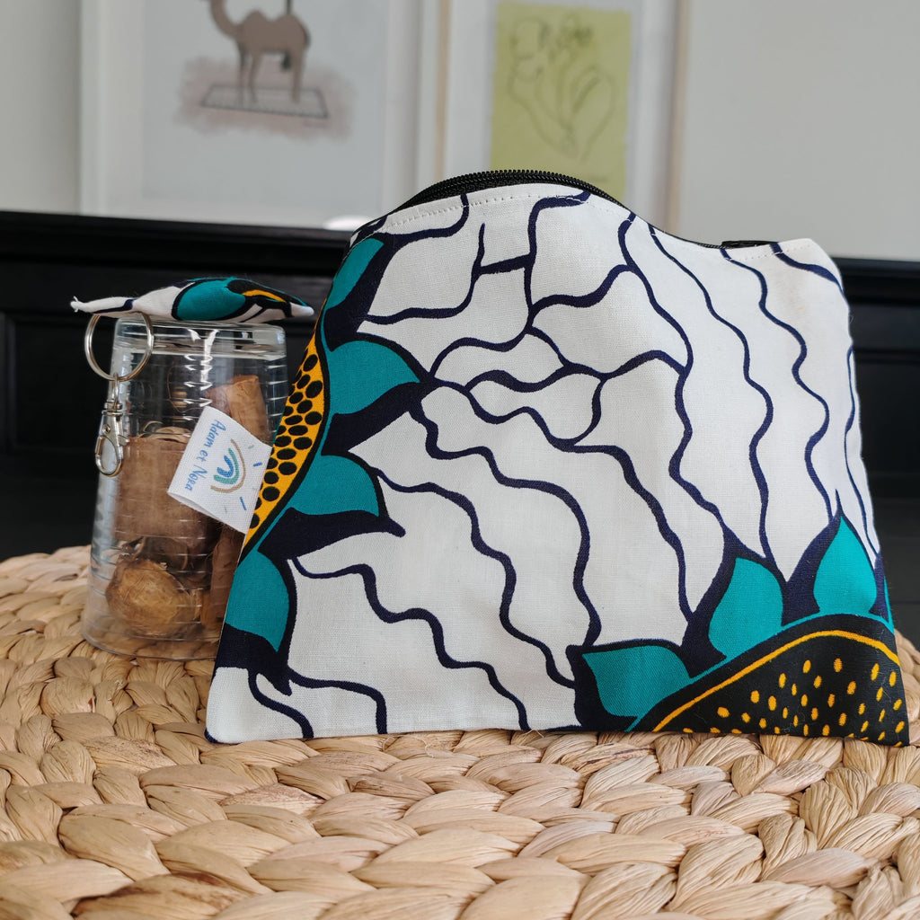Trousse et porte clés assorti - COLLECTION ETE