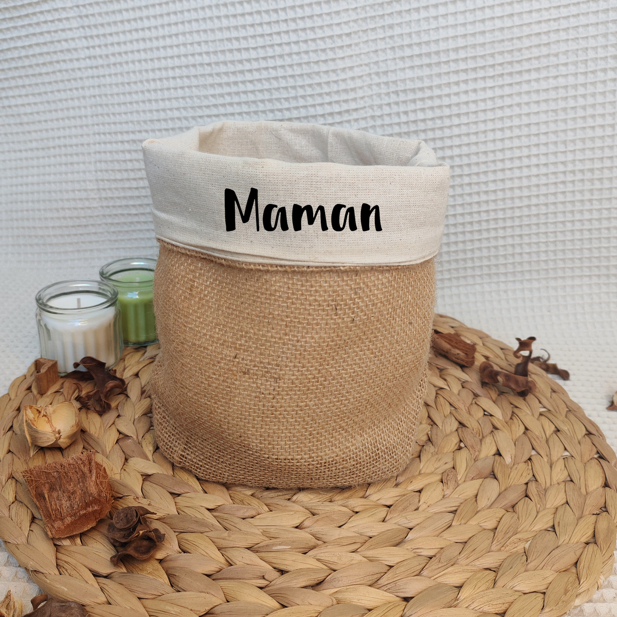 Panière en jute
