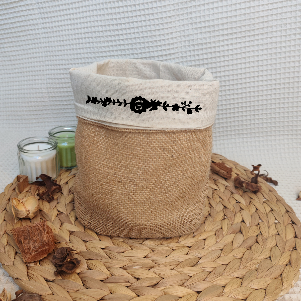 Panière en jute
